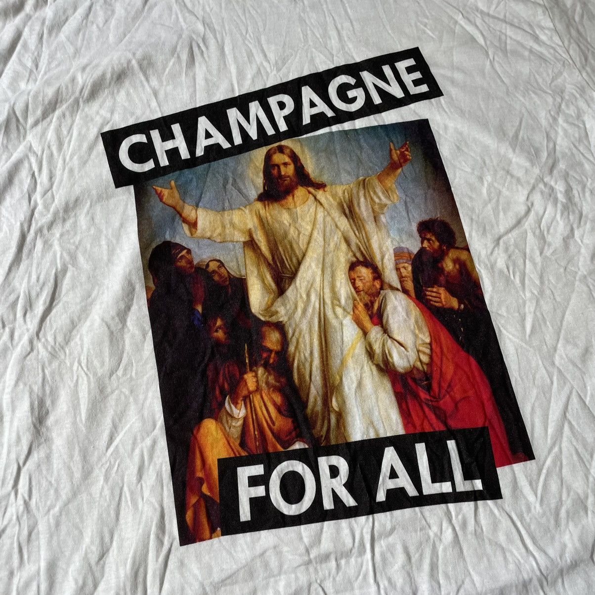 Vintage Vintage Y2K Graphic Tee Champagne Religious Streetwear XXL Size US XXL / EU 58 / 5 - 6 Thumbnail