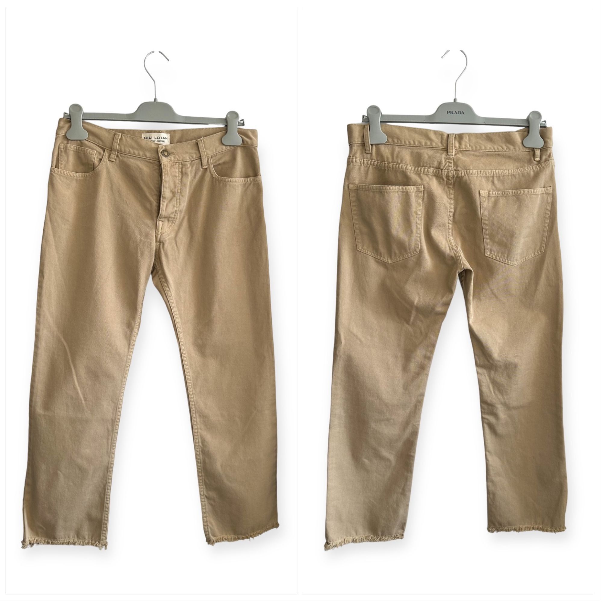 Nili Lotan New with Tag Nili Lotan Boyfriend Pants , size 6, Desert Sa Size 28" / US 6 / IT 42 - 1 Thumbnail