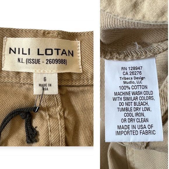Nili Lotan New with Tag Nili Lotan Boyfriend Pants , size 6, Desert Sa Size 28" / US 6 / IT 42 - 11 Thumbnail