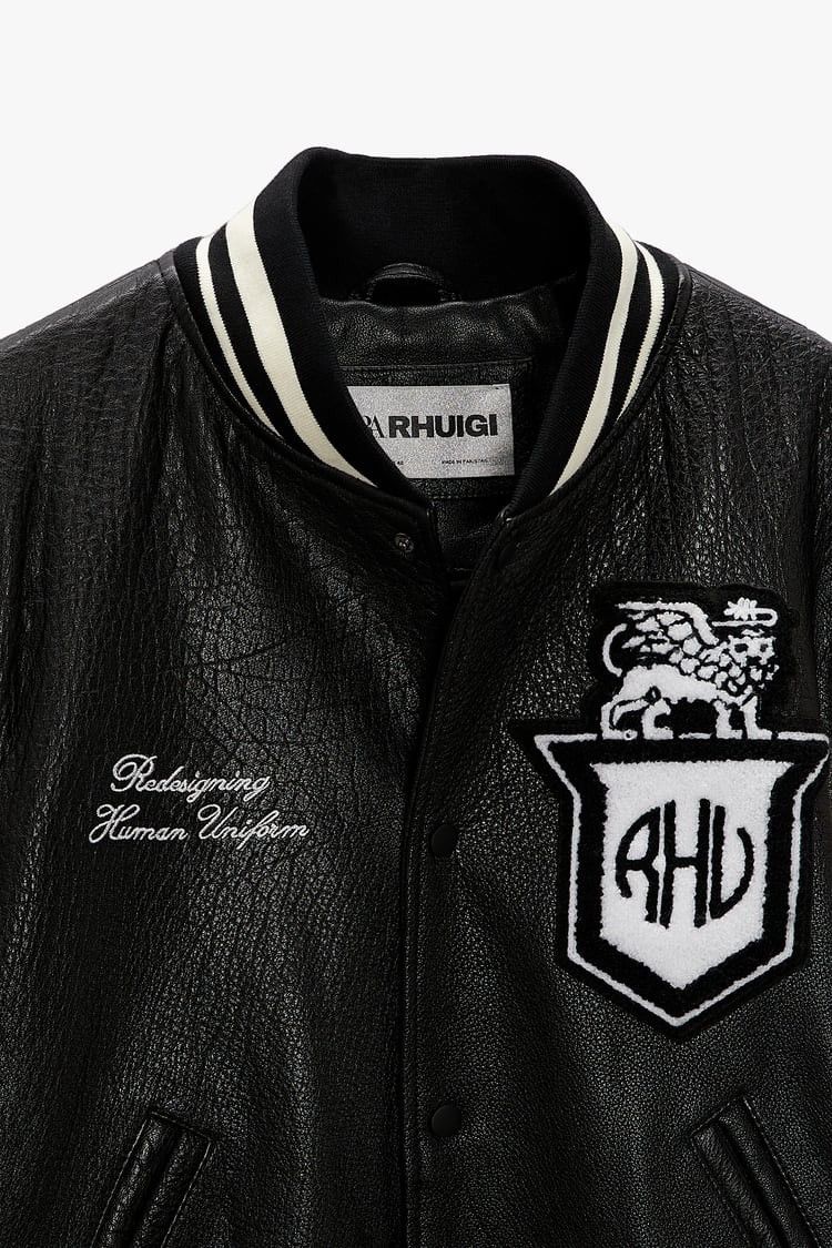 Rhude × Zara Rhude x Zara Rhuigi Leather Varsity Bomber Jacket NEW Size US M / EU 48-50 / 2 - 5 Thumbnail