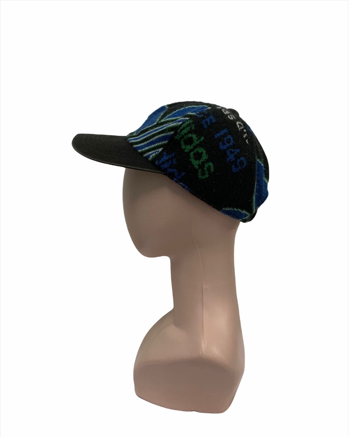 Adidas × Descente × Japanese Brand RARE ‼️ Vintage Japan Adidas Descente All Over Print Hat Cap Size ONE SIZE - 3 Thumbnail