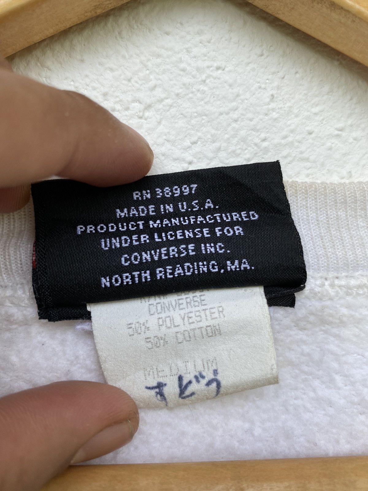 Converse × Vintage Vintage Converse Sweatshirt Big Logo Size US M / EU 48-50 / 2 - 5 Thumbnail