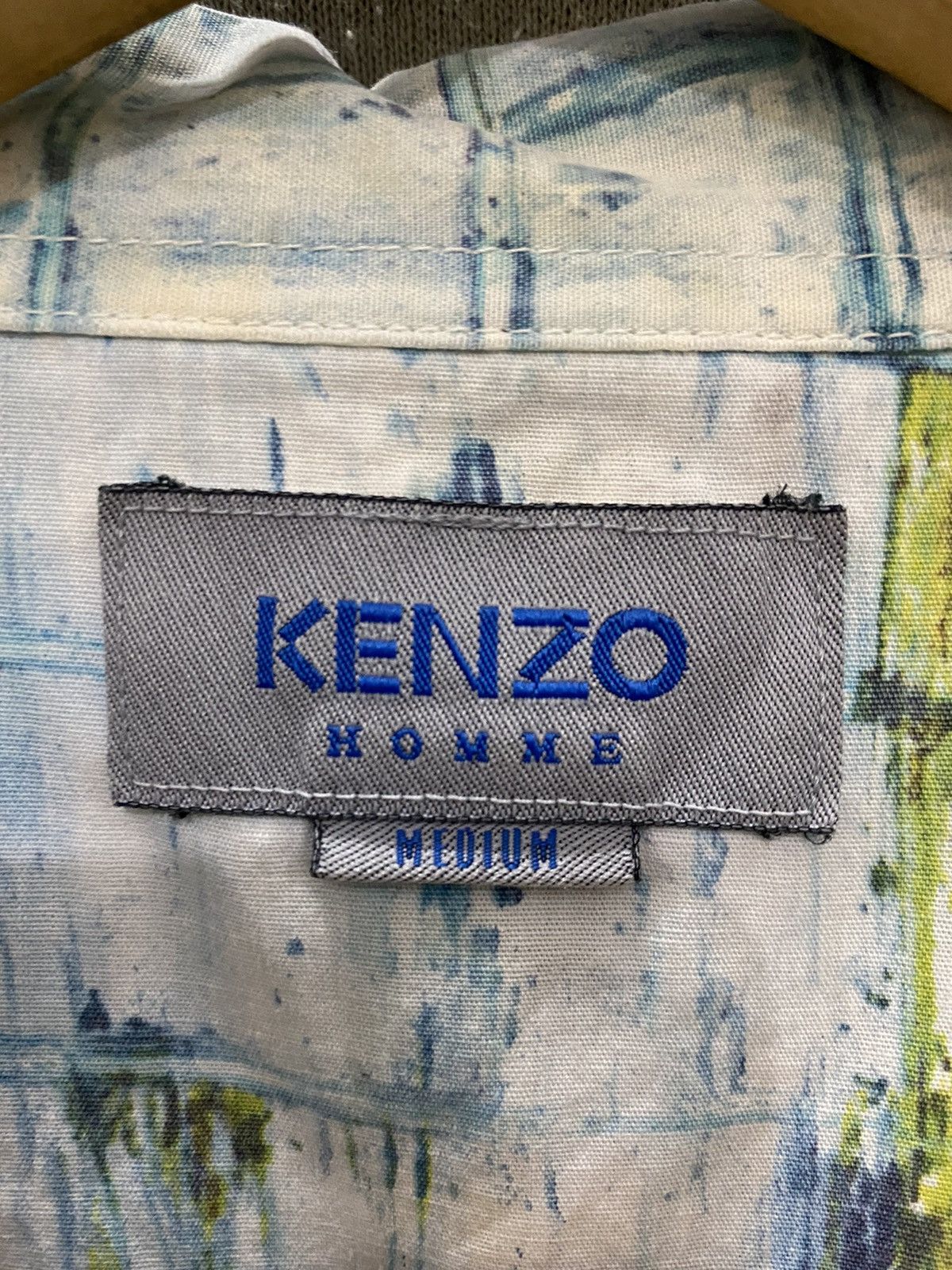 Kenzo VINTAGE KENZO HOMME PRINTED SHIRT Size US M / EU 48-50 / 2 - 7 Thumbnail