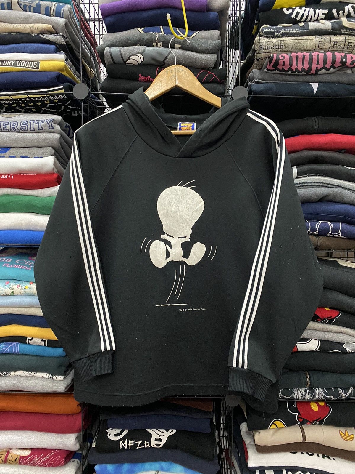 Cartoon Network × Vintage × Warner Bros VINTAGE 1994 LOONEY TUNES TWETTY HODDIES by WARNER BROS Size US M / EU 48-50 / 2 - 1 Thumbnail