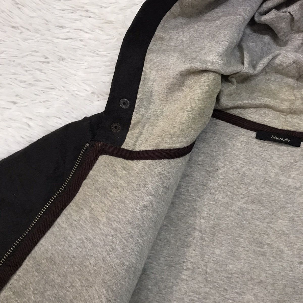 Japanese Brand RARE Biography Jacket Hoodie Made in Japan Size US L / EU 52-54 / 3 - 15 Thumbnail