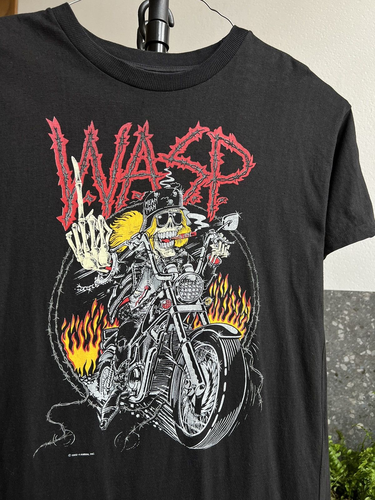 Band Tees × Slipknot × Vintage Vintage 1989 W.A.S.P. Blood Trash Metal ...