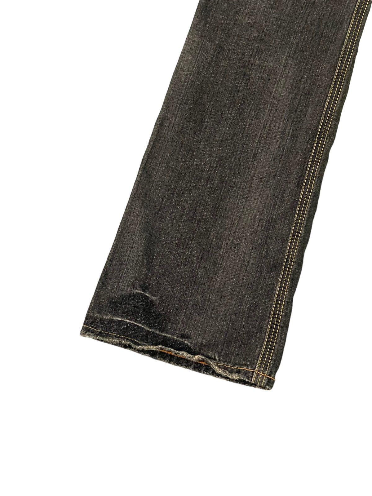 Edwin Flare Jeans Edwin Distress Denim Low Rise Boot Cut 4🟦3 Size US 30 / EU 46 - 15 Thumbnail