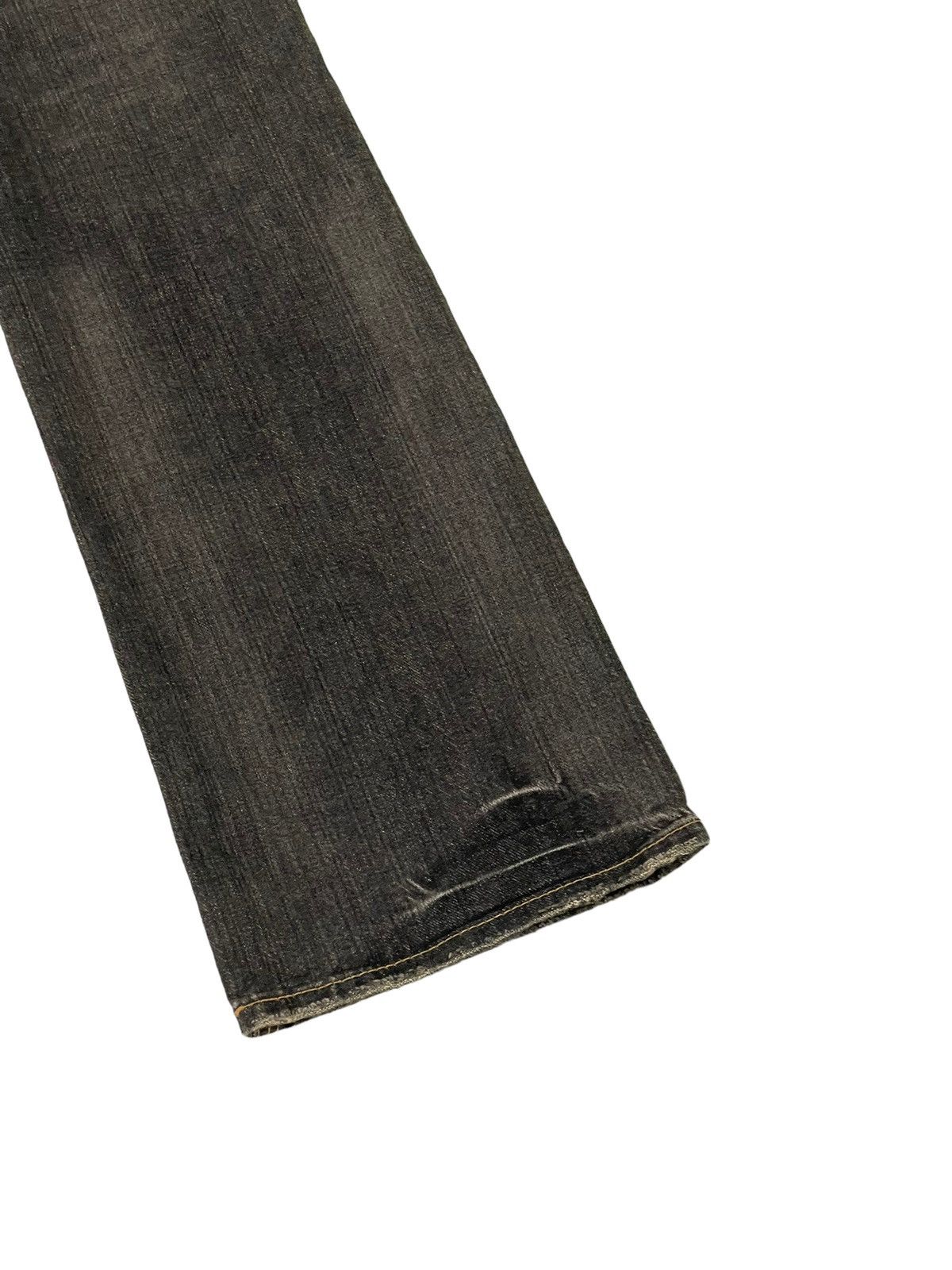 Edwin Flare Jeans Edwin Distress Denim Low Rise Boot Cut 4🟦3 Size US 30 / EU 46 - 14 Thumbnail