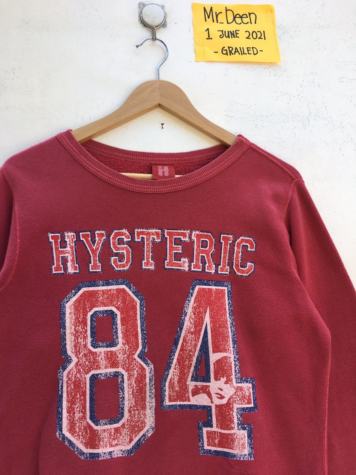 Hysteric Glamour Vintage Hysteric Glamour Numbers 84 Sweatshirt Size US S / EU 44-46 / 1 - 5 Thumbnail