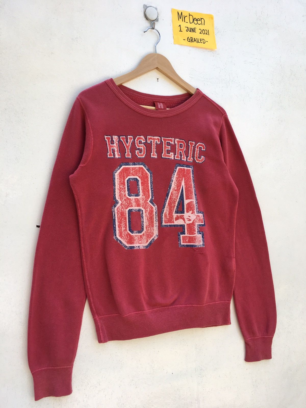 Hysteric Glamour Vintage Hysteric Glamour Numbers 84 Sweatshirt Size US S / EU 44-46 / 1 - 2 Thumbnail