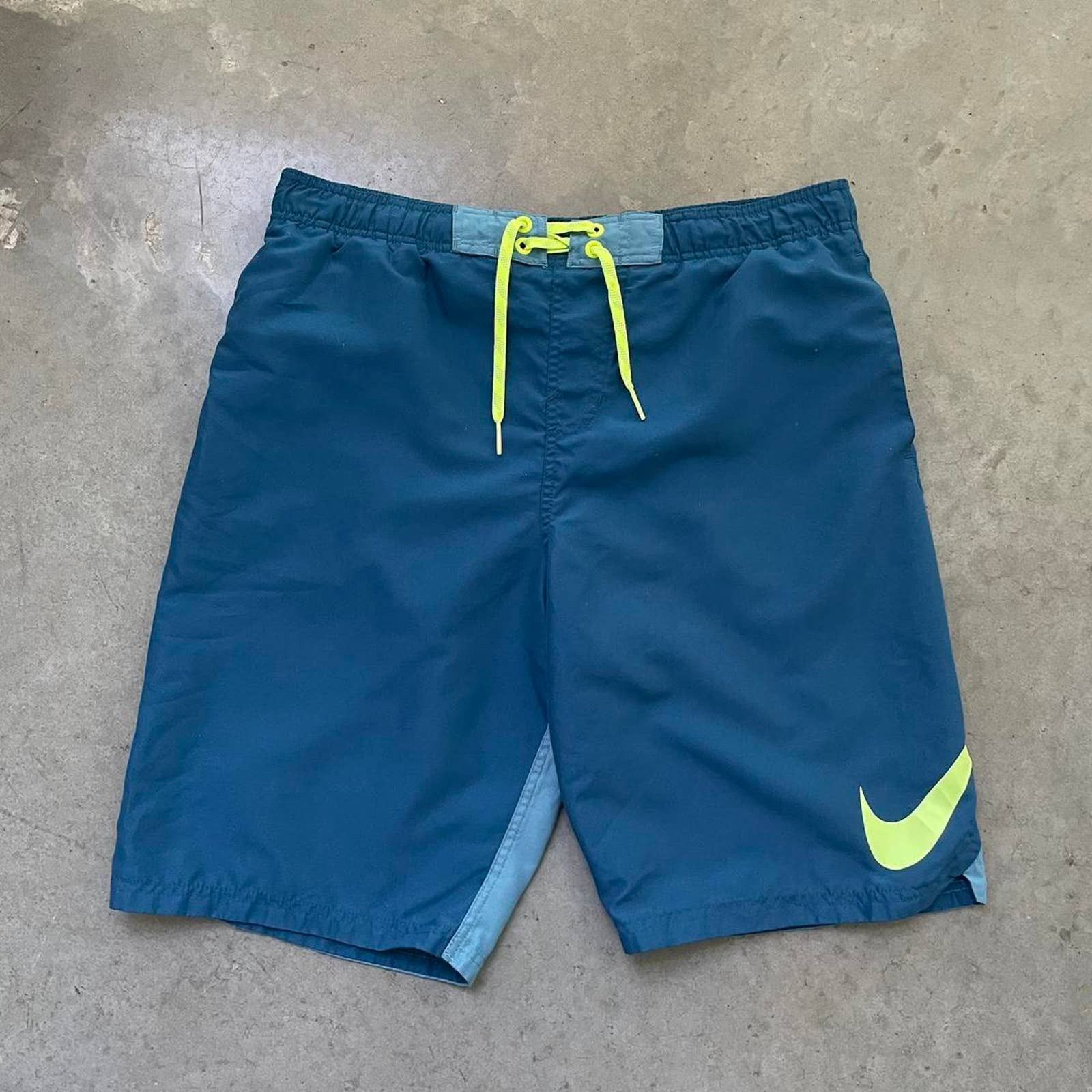 Nike Nike Blue/Yellow Swim Shorts | Grailed