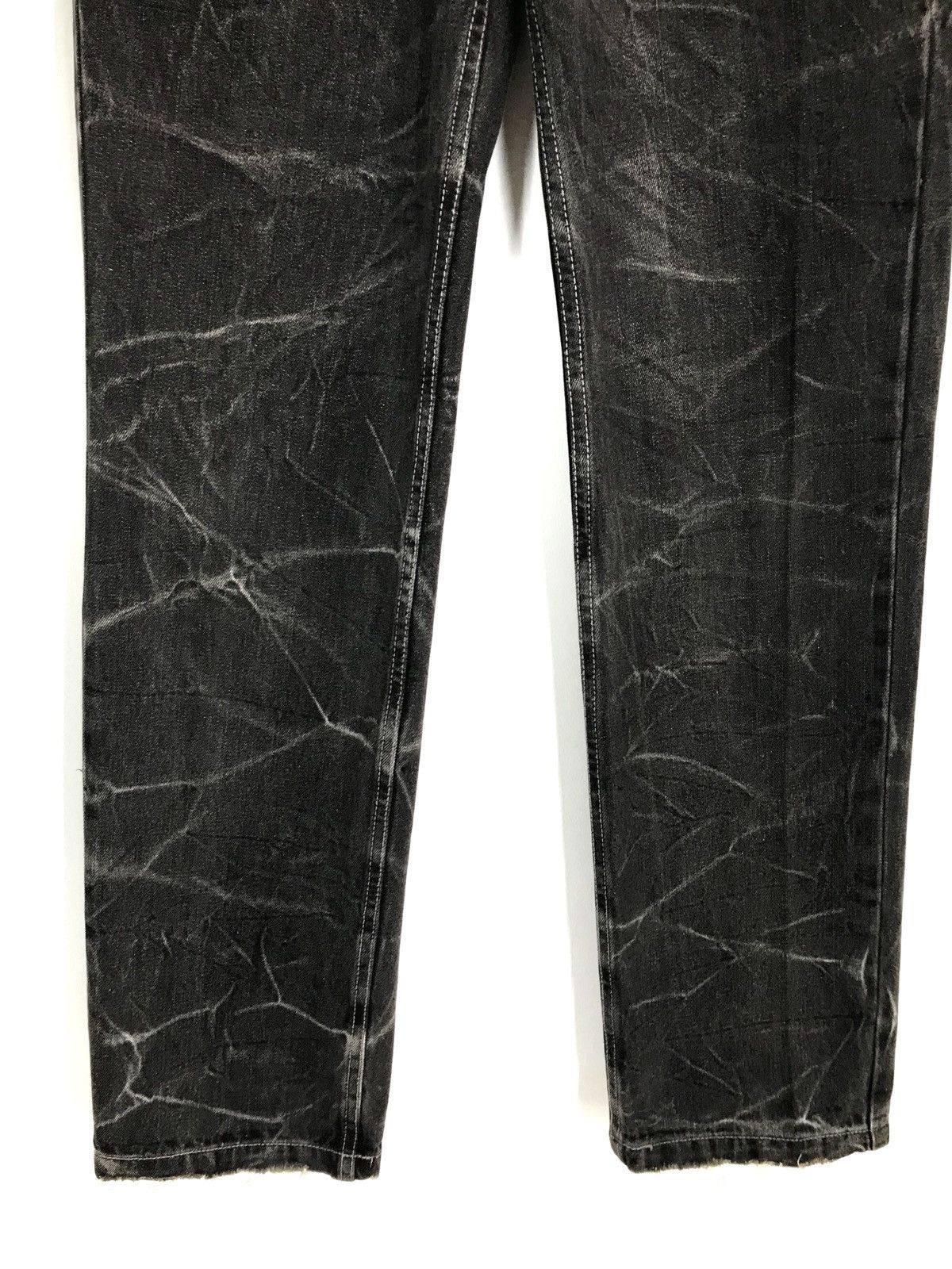 Comme des Garcons × Undercover Vintage 90s NYLAUS Japan Double Waist Clawmark Distres Jeans Size US 30 / EU 46 - 4 Thumbnail
