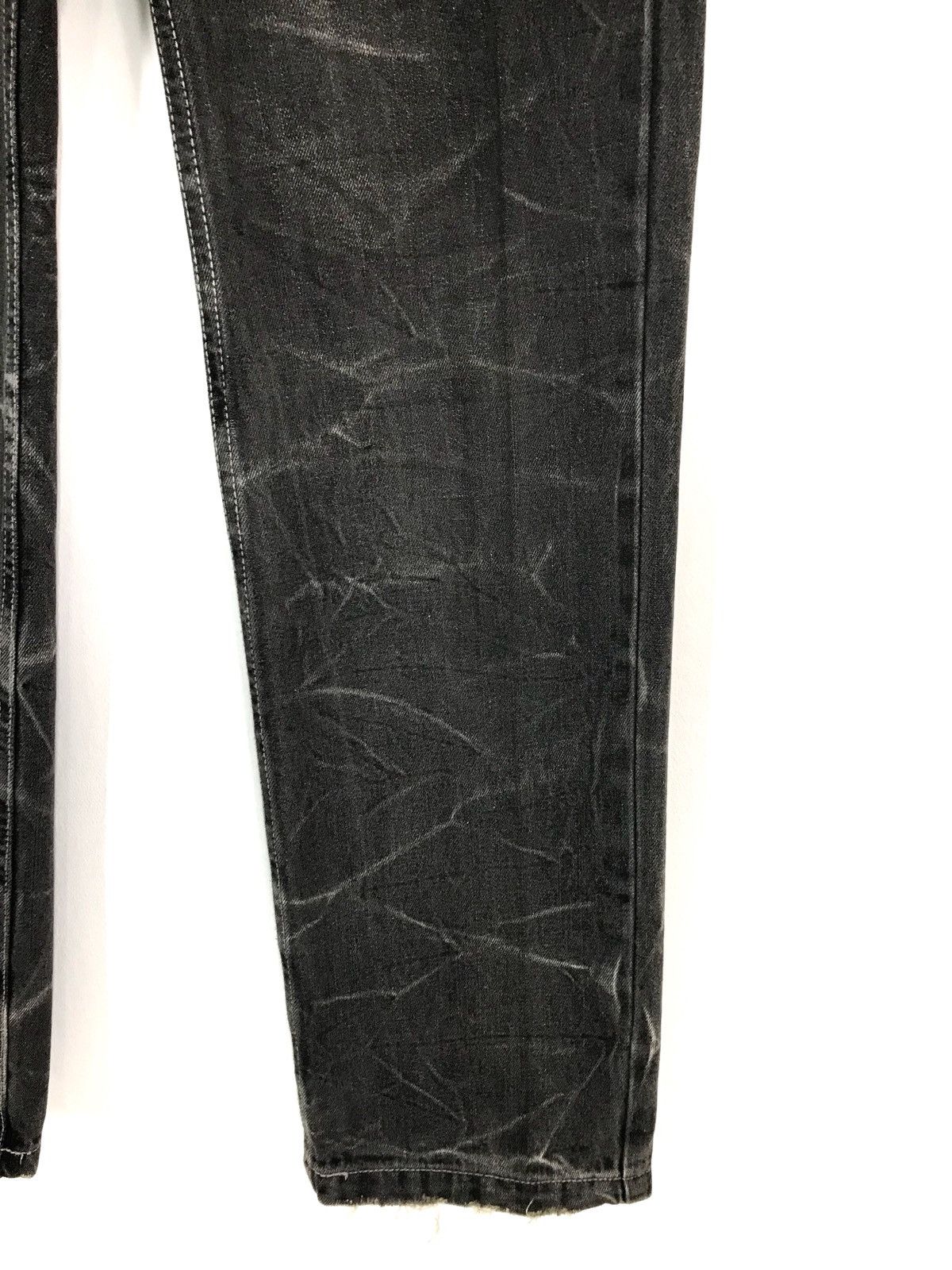 Comme des Garcons × Undercover Vintage 90s NYLAUS Japan Double Waist Clawmark Distres Jeans Size US 30 / EU 46 - 3 Thumbnail