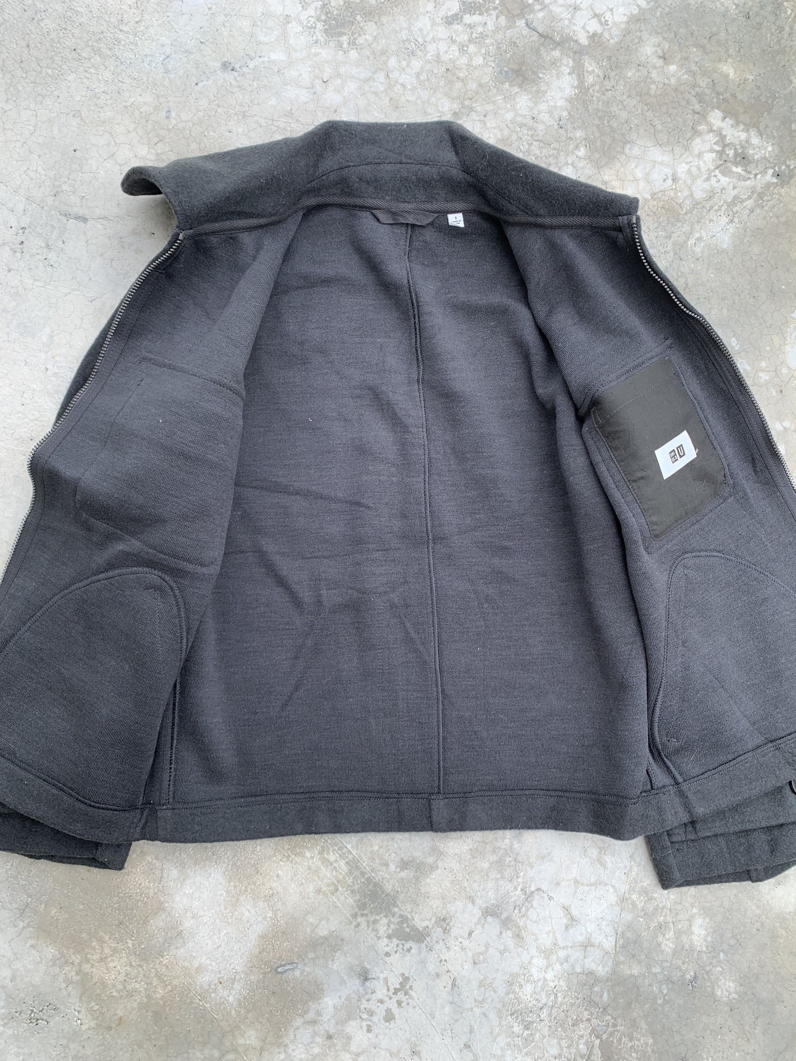 Japanese Brand Uniqlo U Zip Up Wool Jacket Size US S / EU 44-46 / 1 - 10 Thumbnail