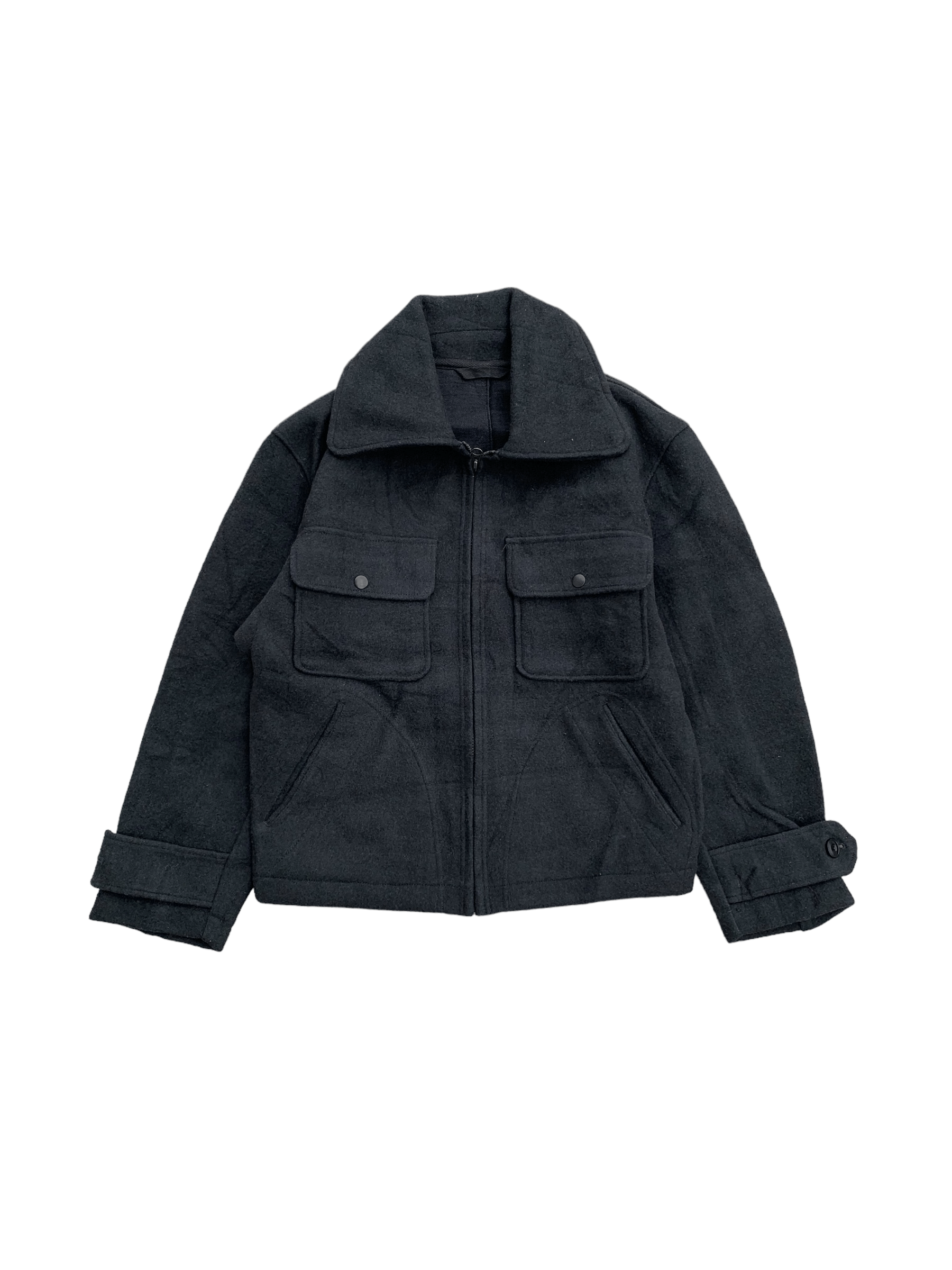 Japanese Brand Uniqlo U Zip Up Wool Jacket Size US S / EU 44-46 / 1 - 1 Thumbnail