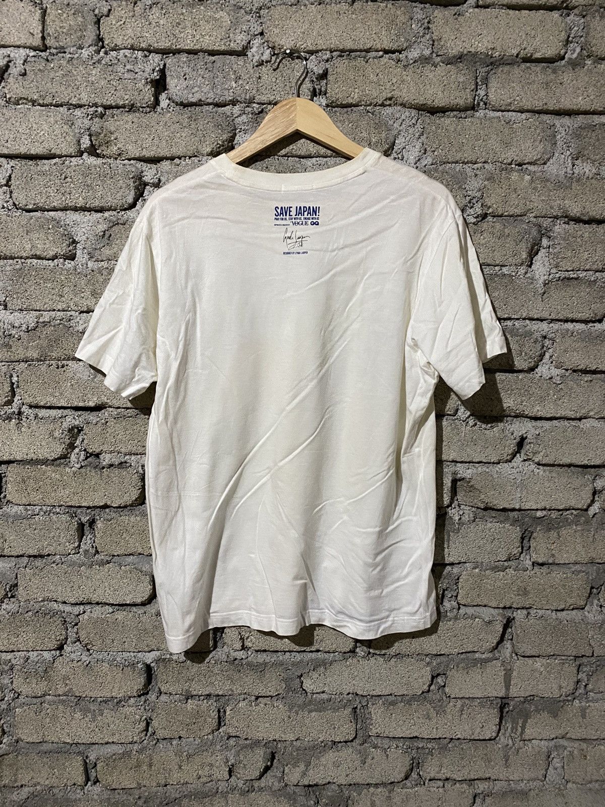 Designer × Uniqlo × Vogue Cyndi Lauper “Save Japan” UT T-Shirt – Limited Edition Tee Size US L / EU 52-54 / 3 - 5 Thumbnail