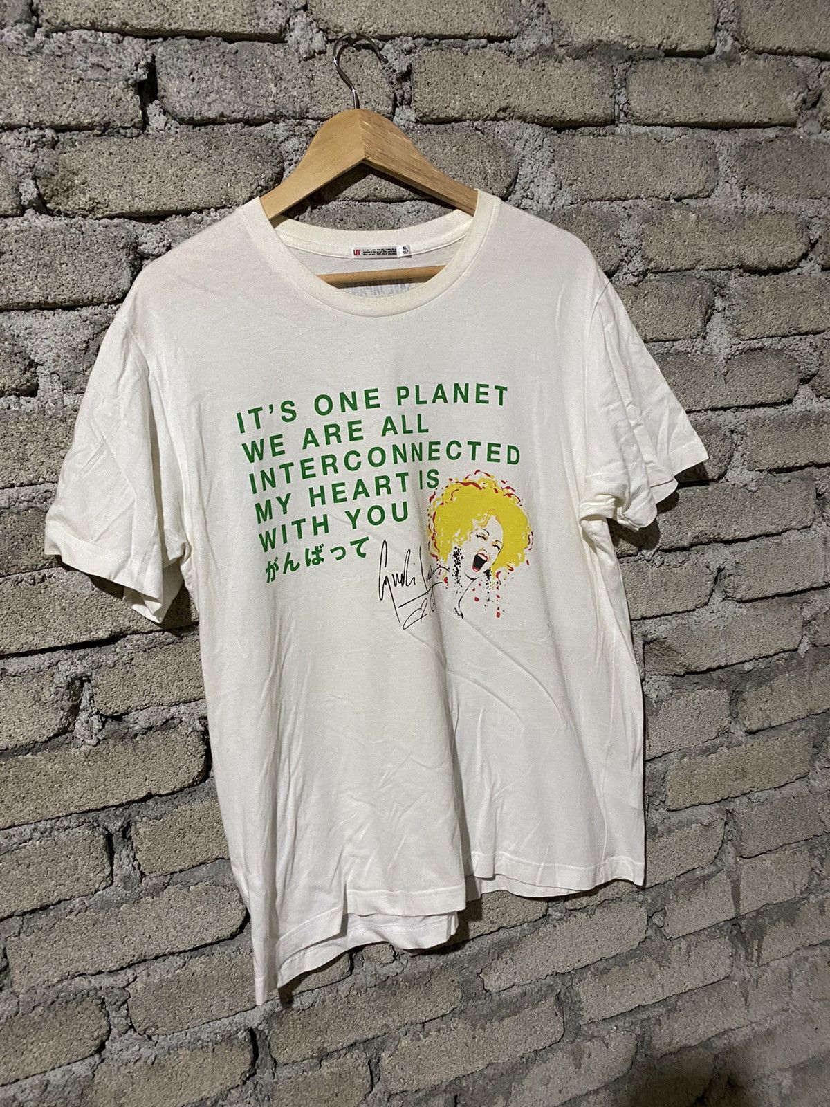 Designer × Uniqlo × Vogue Cyndi Lauper “Save Japan” UT T-Shirt – Limited Edition Tee Size US L / EU 52-54 / 3 - 2 Thumbnail