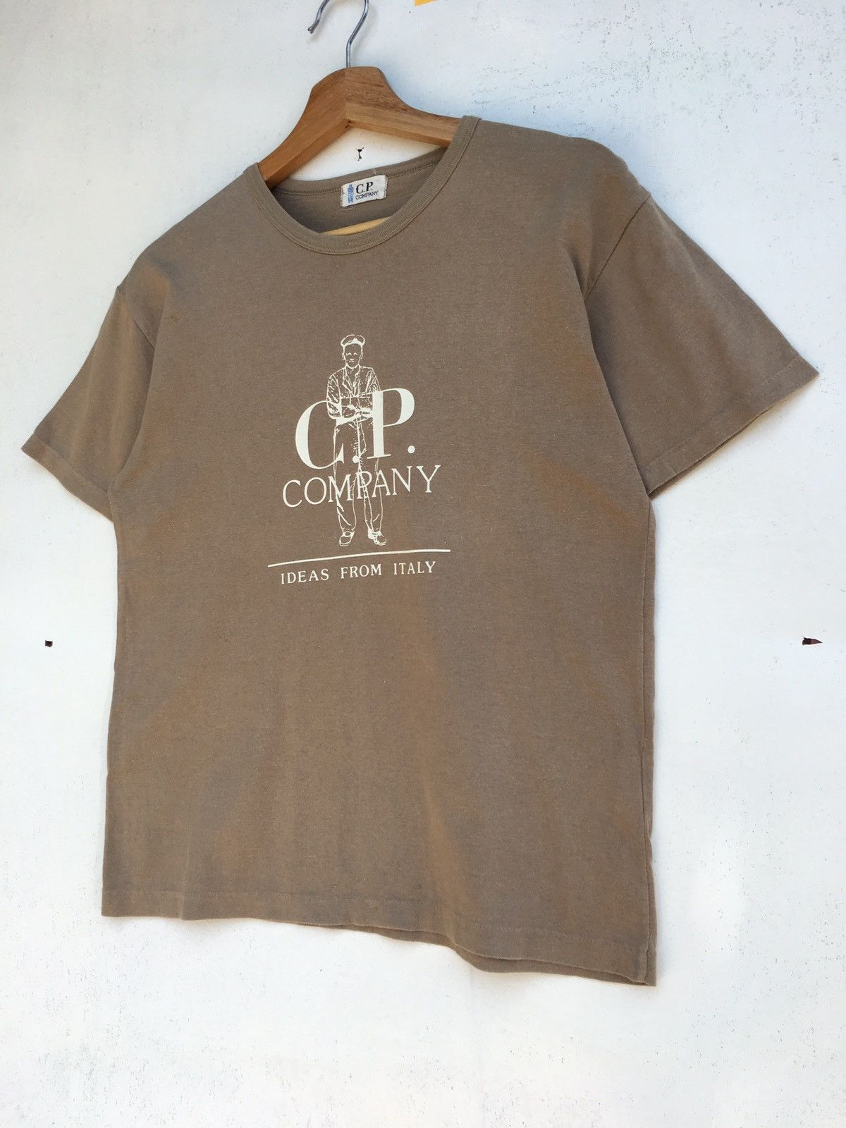 C.P. Company Rare Vintage C.P Company Logo Plain Tshirt Size US S / EU 44-46 / 1 - 4 Thumbnail