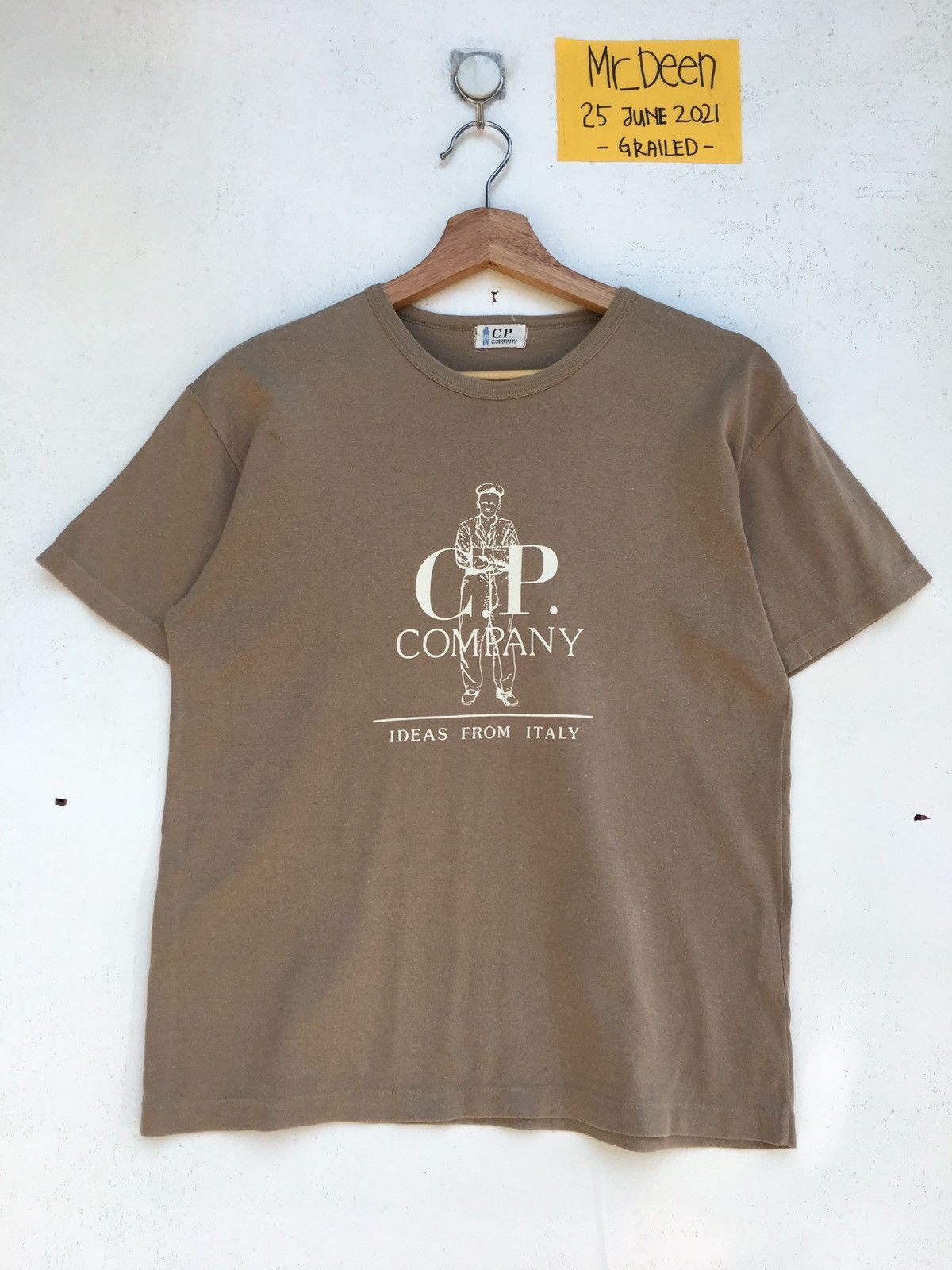 C.P. Company Rare Vintage C.P Company Logo Plain Tshirt Size US S / EU 44-46 / 1 - 2 Thumbnail