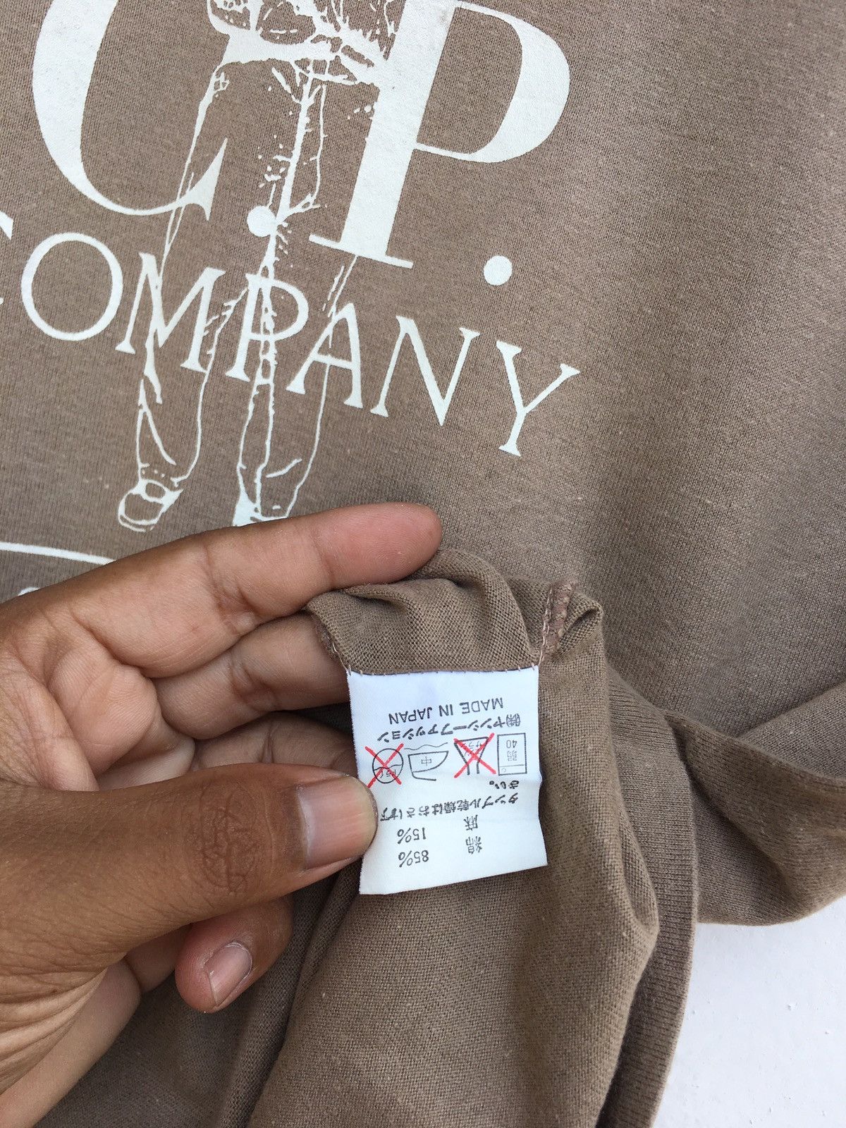 C.P. Company Rare Vintage C.P Company Logo Plain Tshirt Size US S / EU 44-46 / 1 - 10 Thumbnail