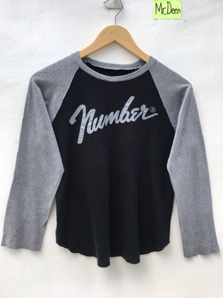 image of Number N Ine x Takahiromiyashita The Soloist Number Nine Fender Design Word Logo Long Sleeve Shirt 
