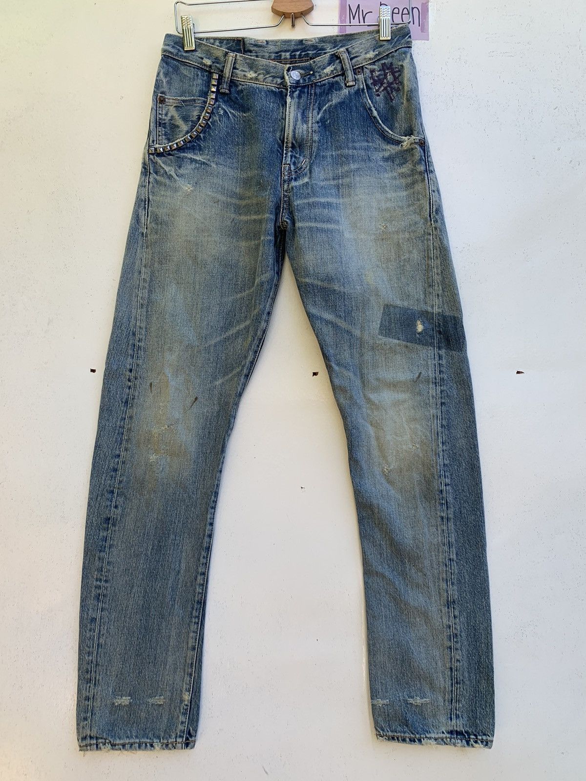 Hysteric Glamour Rare Hysteric Glamour Distressed Metal Spike Jeans Size US 28 / EU 44 - 1 Thumbnail