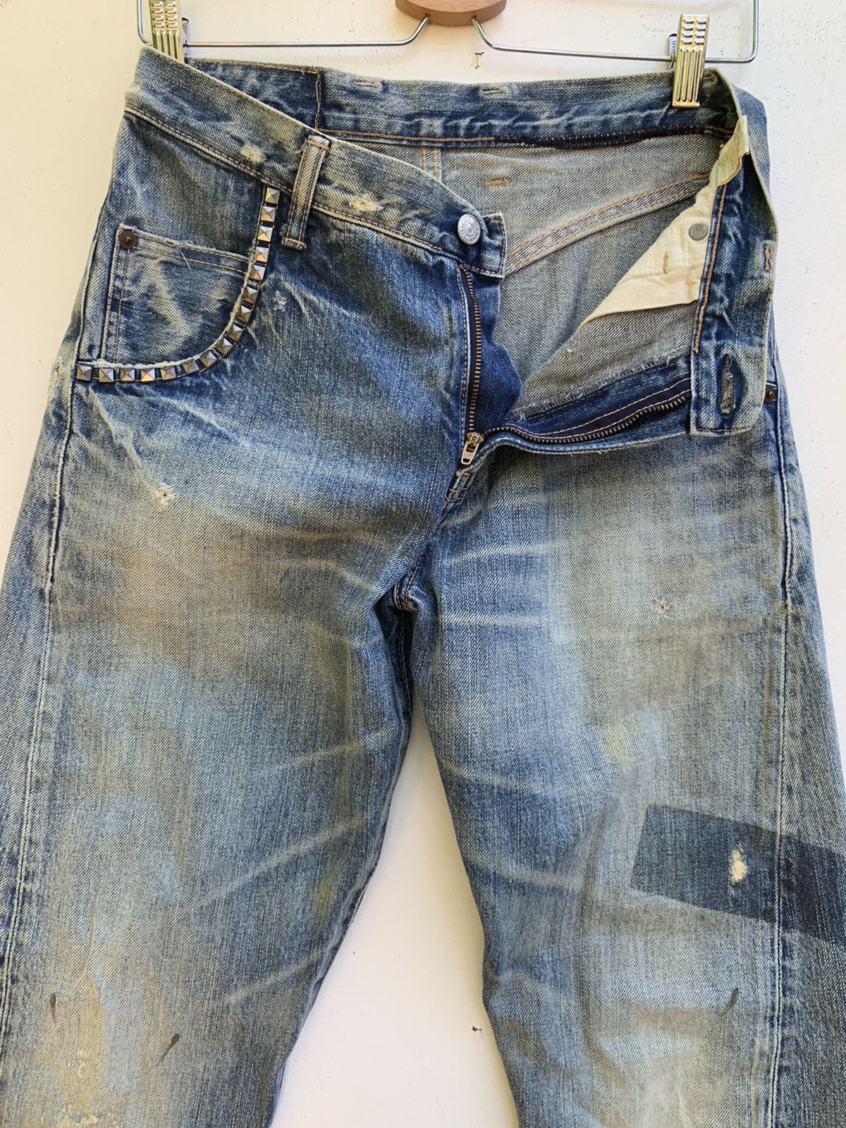 Hysteric Glamour Rare Hysteric Glamour Distressed Metal Spike Jeans Size US 28 / EU 44 - 18 Thumbnail