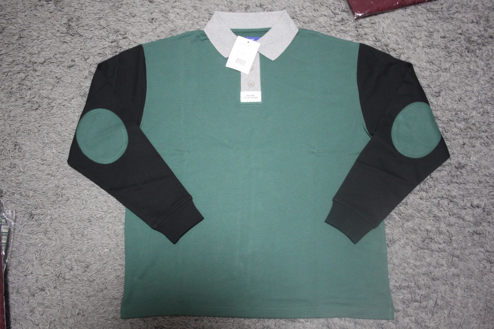 Gosha Rubchinskiy Panelled Long Sleeve Polo Shirt Size US L / EU 52-54 / 3 - 4 Thumbnail