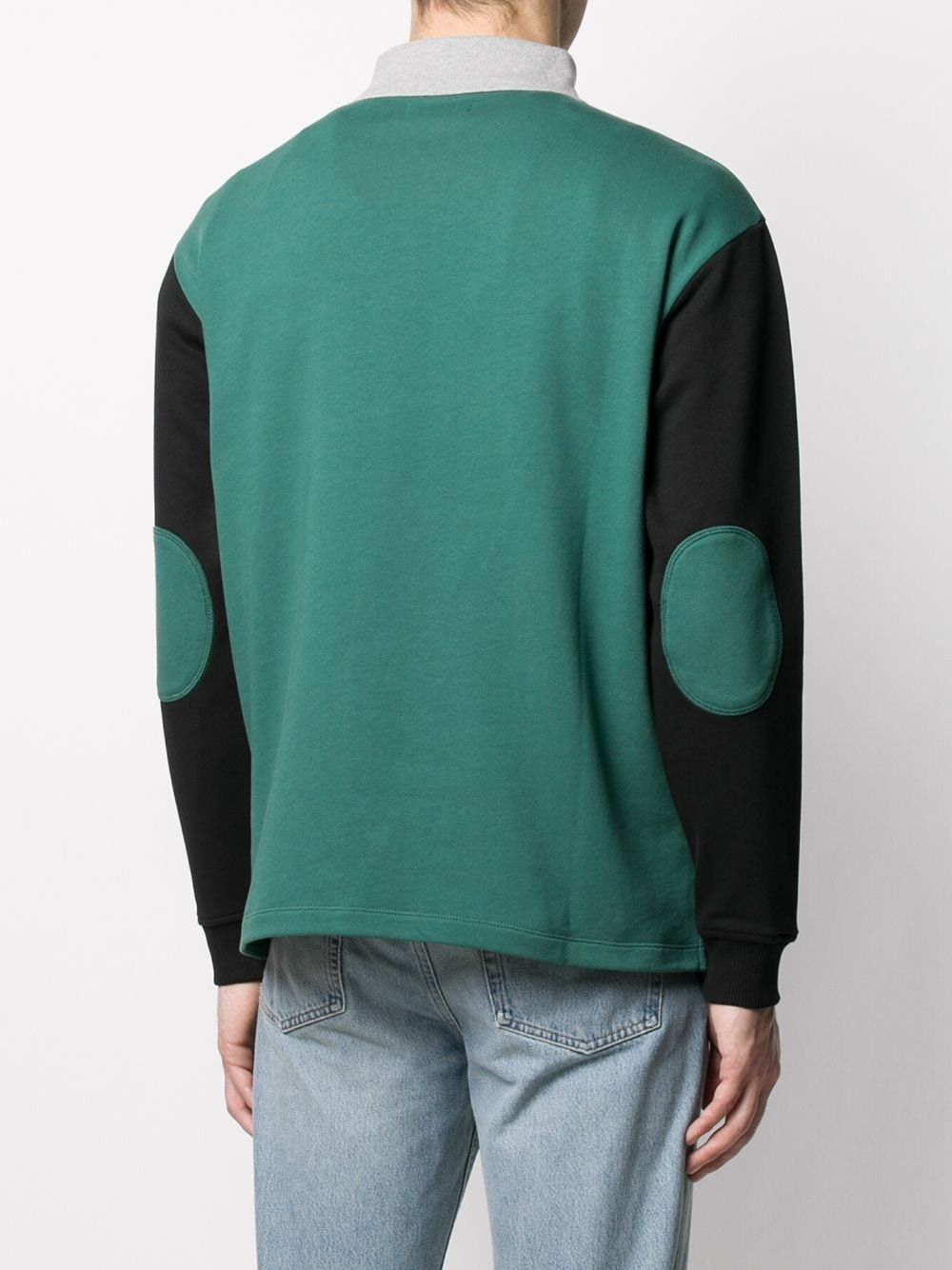 Gosha Rubchinskiy Panelled Long Sleeve Polo Shirt Size US L / EU 52-54 / 3 - 2 Thumbnail