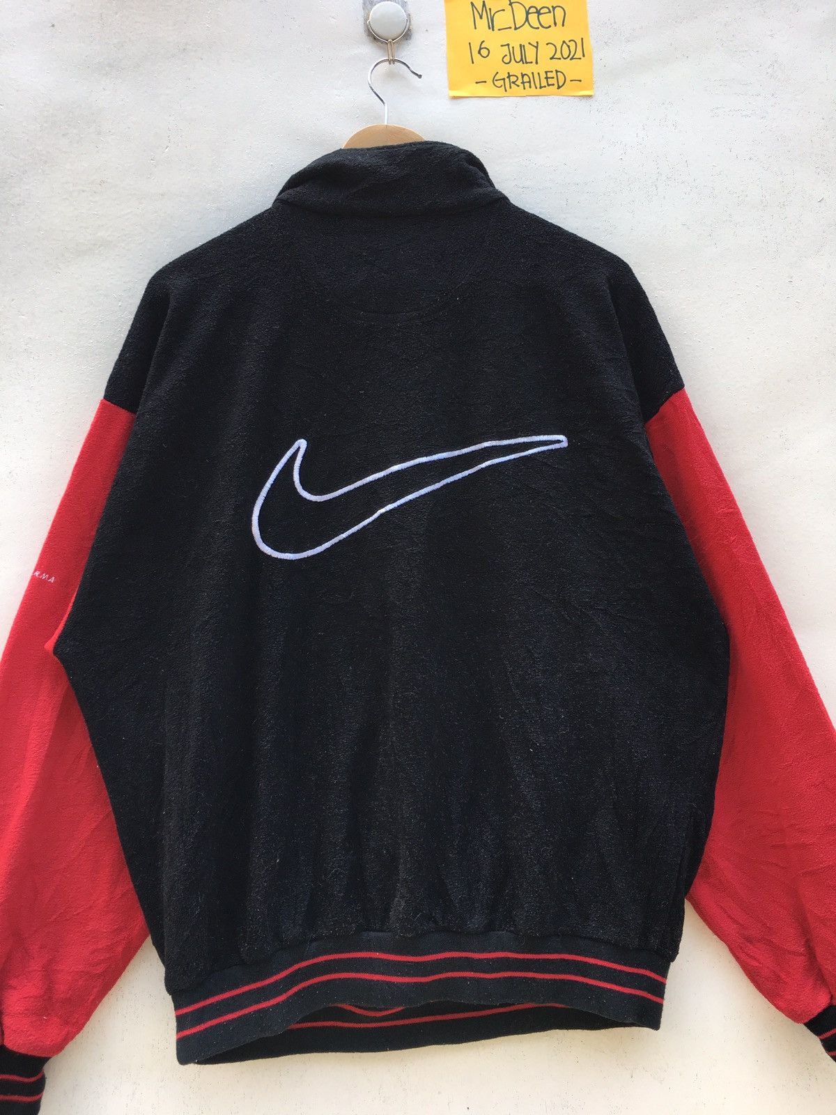 Nike Vintage 90s NIKE Big Logo Fleece Zip Up Sweater Size US M / EU 48-50 / 2 - 1 Thumbnail