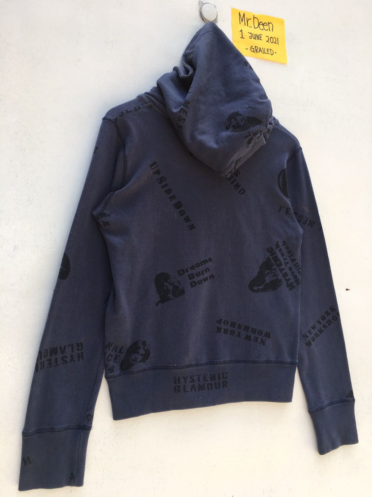 Hysteric Glamour Vintage Rare Hysteric Glamour Half Zip Up Hoodie Size US XS / EU 42 / 0 - 22 Thumbnail