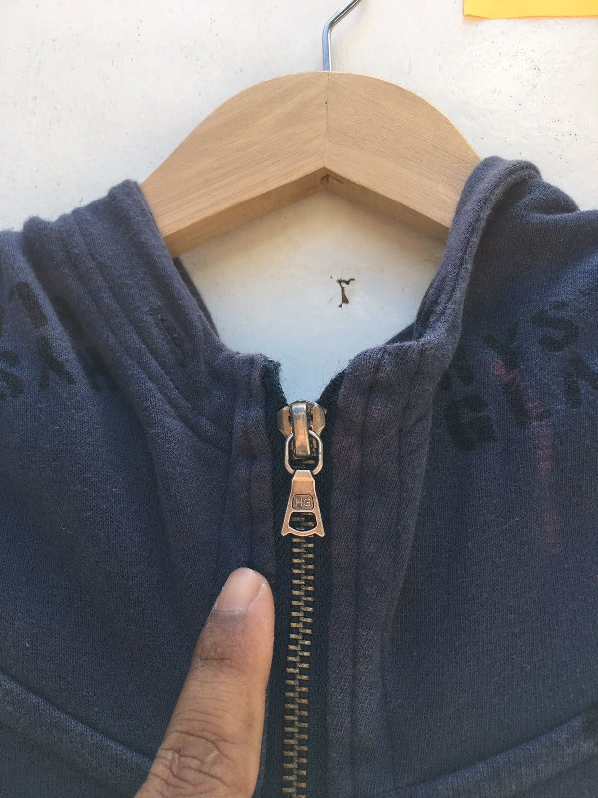 Hysteric Glamour Vintage Rare Hysteric Glamour Half Zip Up Hoodie Size US XS / EU 42 / 0 - 15 Thumbnail