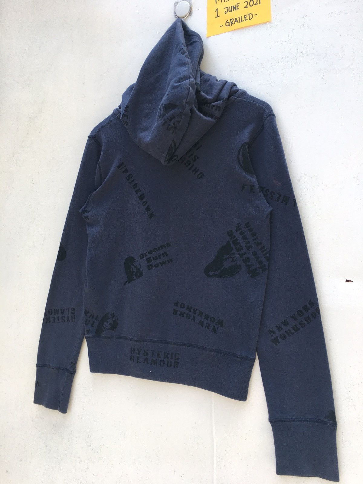 Hysteric Glamour Vintage Rare Hysteric Glamour Half Zip Up Hoodie Size US XS / EU 42 / 0 - 23 Thumbnail