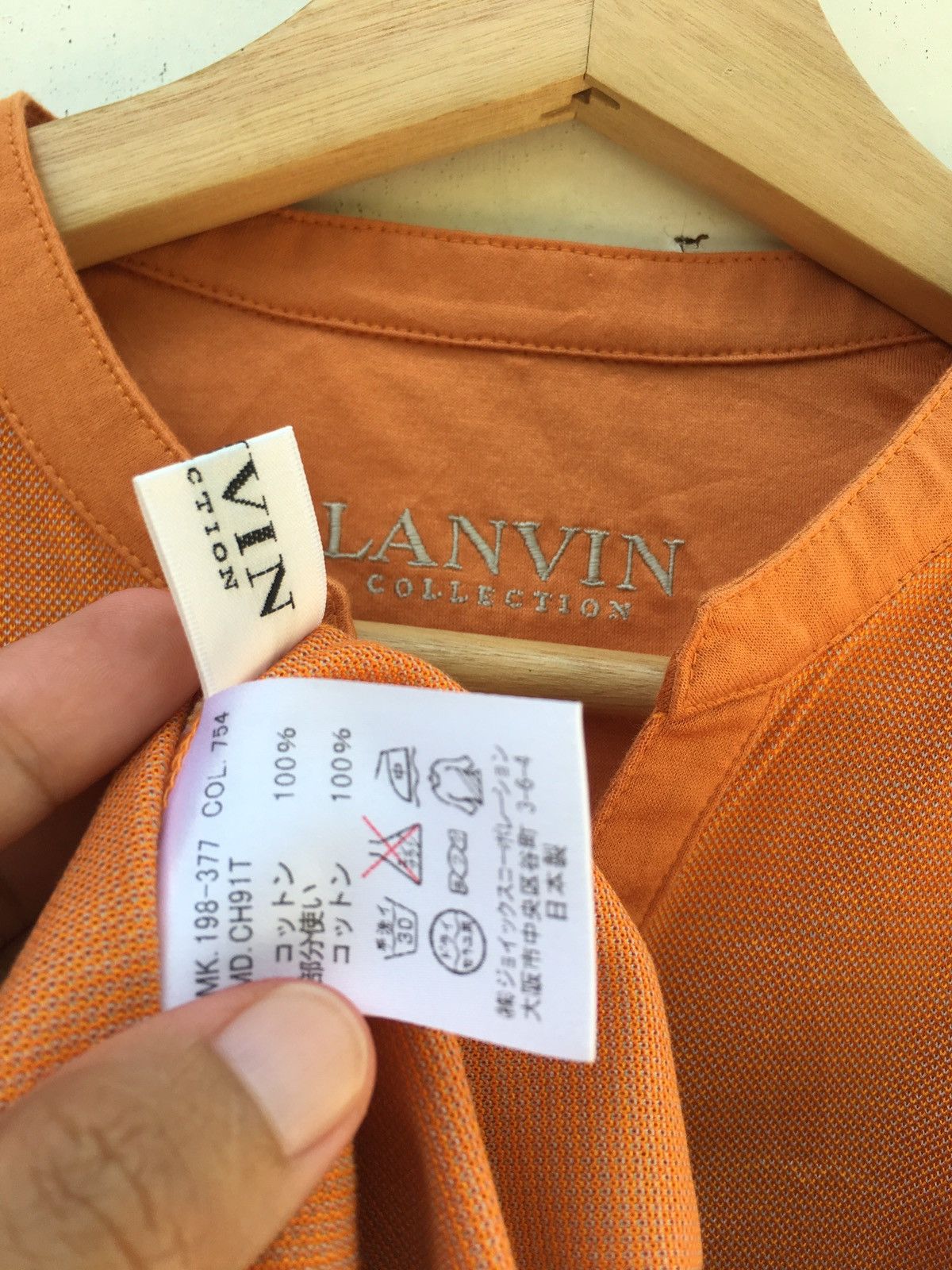 Lanvin Vintage Lanvin Semi Casual Buttons Shirt Size US M / EU 48-50 / 2 - 9 Thumbnail
