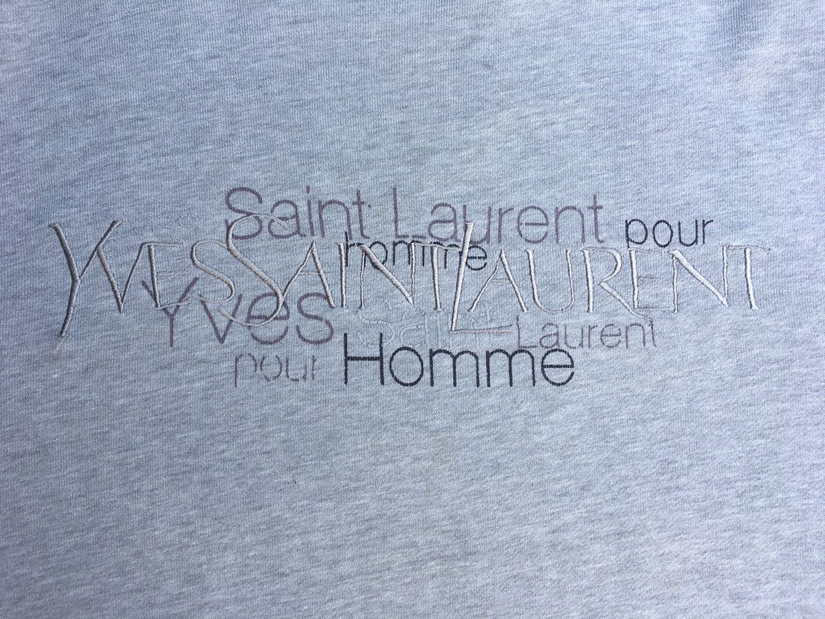 Yves Saint Laurent Vintage Yves Saint Laurent YSL Biglogo Spellout Sweatshirt Size US M / EU 48-50 / 2 - 9 Thumbnail