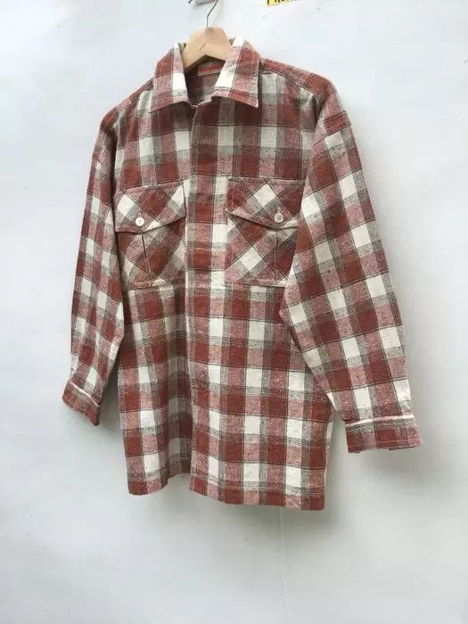 Issey Miyake RARE!! Vintage 90s Issey Miyake Men Flannel Button Up Shirt Size US M / EU 48-50 / 2 - 2 Thumbnail