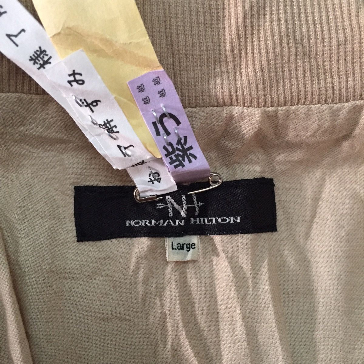 Japanese Brand Norman Hilton Zipper Jacket Made in Japan Riri Zip Size US L / EU 52-54 / 3 - 19 Thumbnail