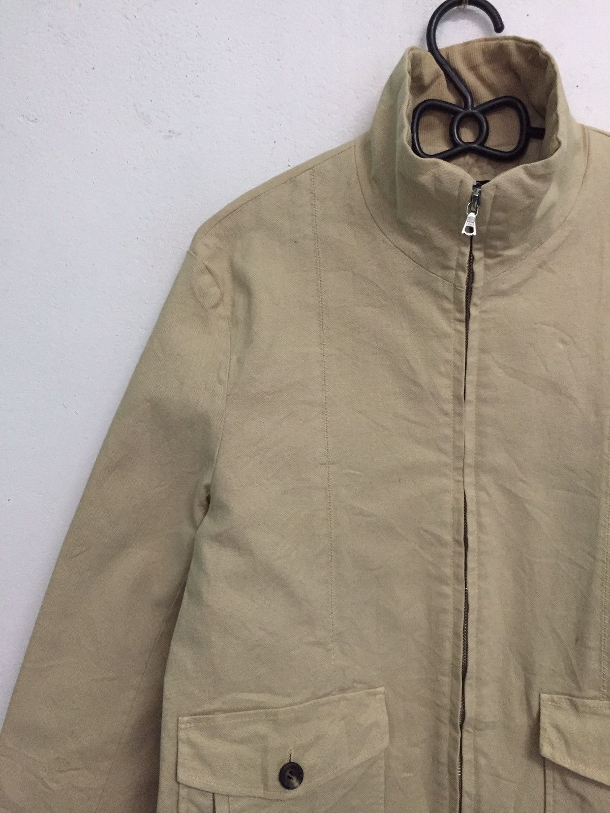 Japanese Brand Norman Hilton Zipper Jacket Made in Japan Riri Zip Size US L / EU 52-54 / 3 - 3 Thumbnail