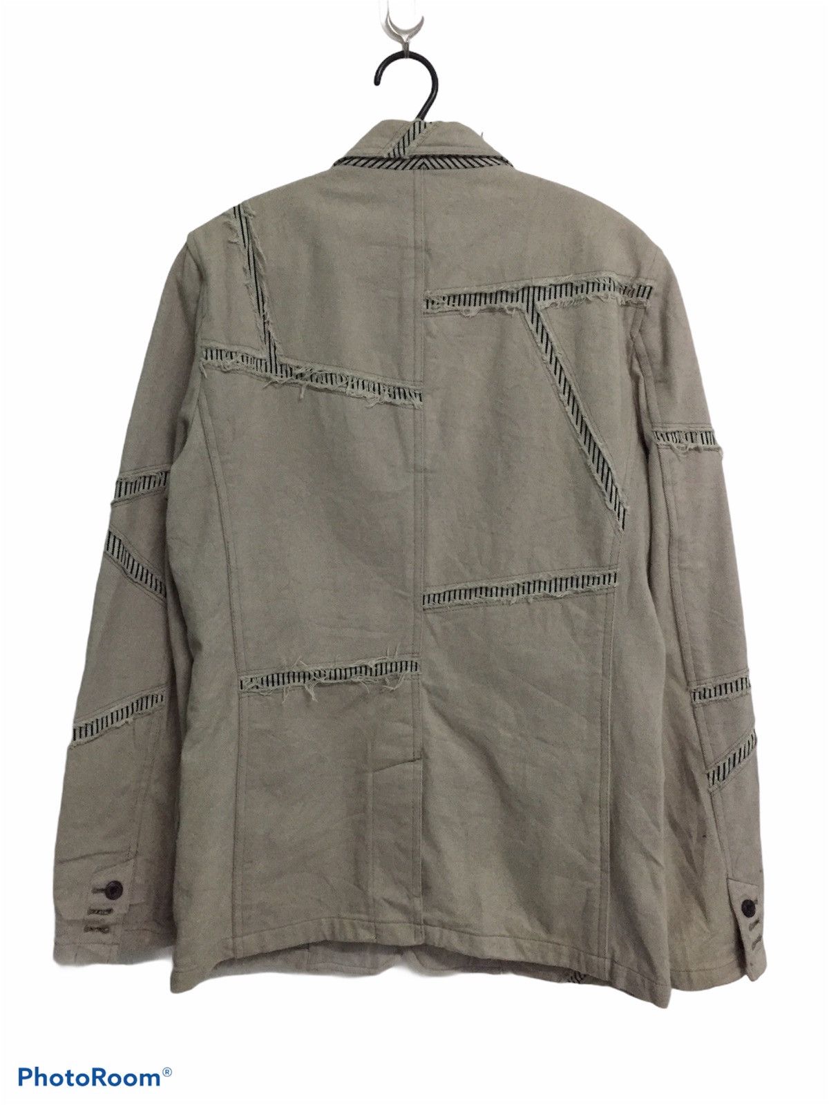 Japanese Brand Edge Rupert Distress Mosaic Patches Jacket Like Greg Lauren Size US M / EU 48-50 / 2 - 2 Thumbnail