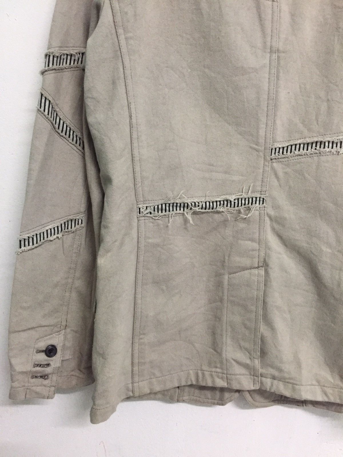 Japanese Brand Edge Rupert Distress Mosaic Patches Jacket Like Greg Lauren Size US M / EU 48-50 / 2 - 11 Thumbnail