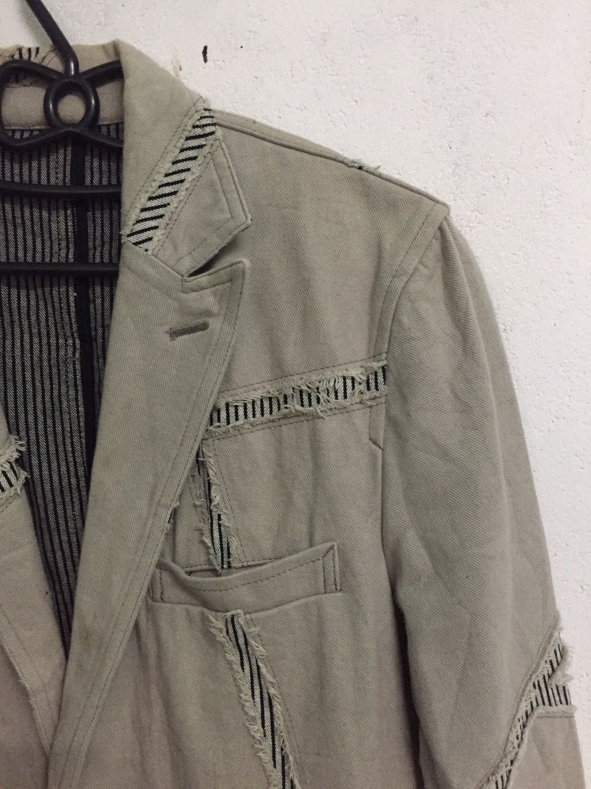 Japanese Brand Edge Rupert Distress Mosaic Patches Jacket Like Greg Lauren Size US M / EU 48-50 / 2 - 3 Thumbnail