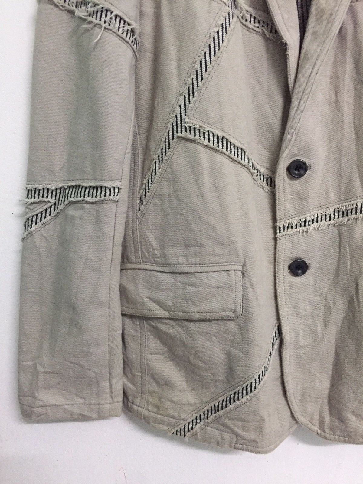 Japanese Brand Edge Rupert Distress Mosaic Patches Jacket Like Greg Lauren Size US M / EU 48-50 / 2 - 5 Thumbnail