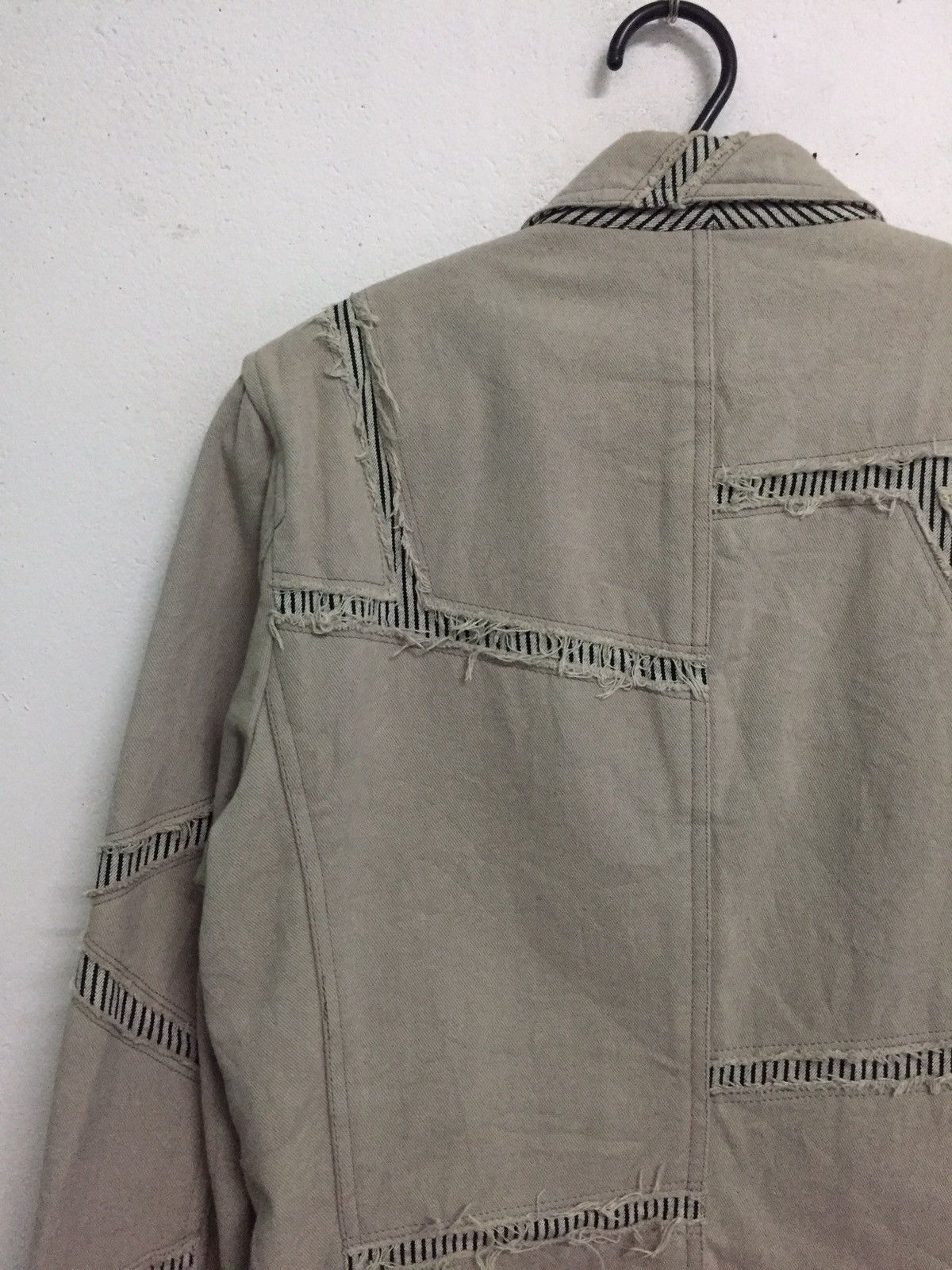 Japanese Brand Edge Rupert Distress Mosaic Patches Jacket Like Greg Lauren Size US M / EU 48-50 / 2 - 10 Thumbnail
