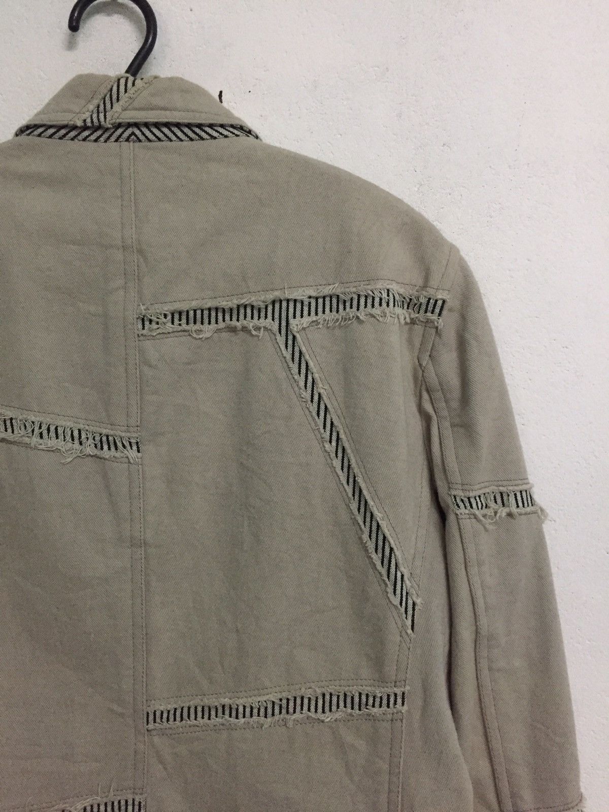 Japanese Brand Edge Rupert Distress Mosaic Patches Jacket Like Greg Lauren Size US M / EU 48-50 / 2 - 9 Thumbnail