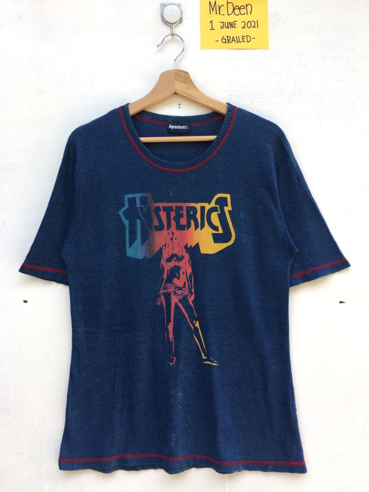 Hysteric Glamour Vintage Rare Hysteric Glamour Spellout Logo Tshirt Size US S / EU 44-46 / 1 - 2 Thumbnail