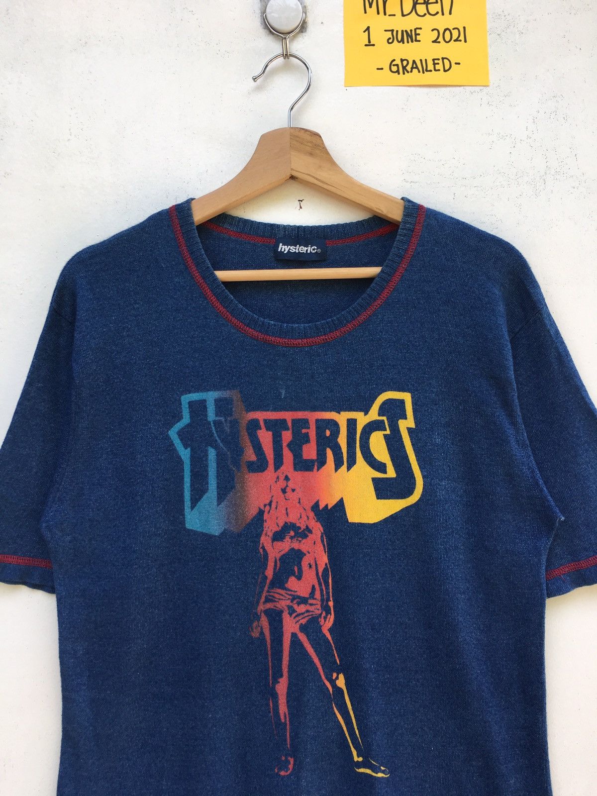 Hysteric Glamour Vintage Rare Hysteric Glamour Spellout Logo Tshirt Size US S / EU 44-46 / 1 - 1 Thumbnail