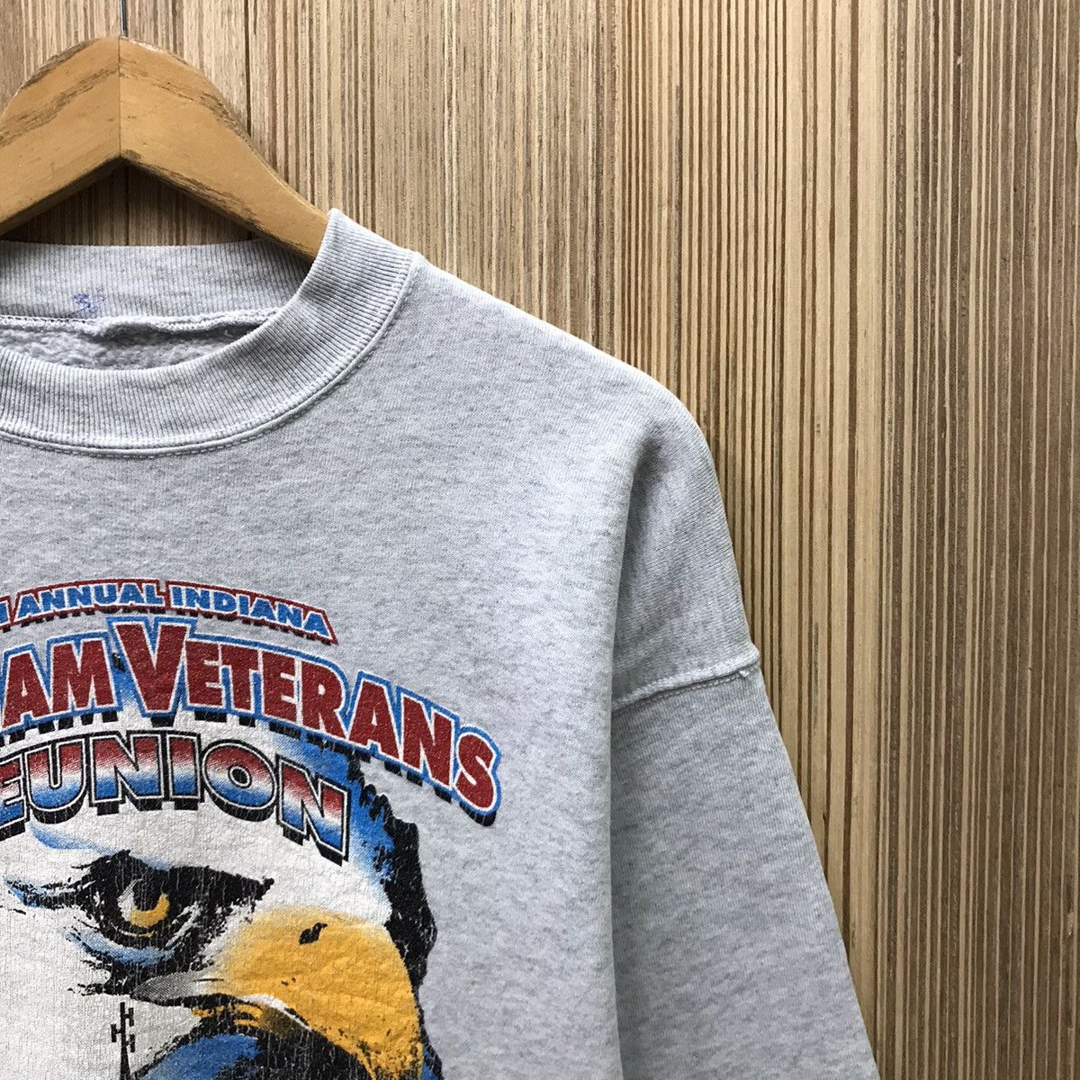 Vintage Vintage Vietnam Veterans Reunion Pow Mia Sweatshirt Size US S / EU 44-46 / 1 - 8 Thumbnail