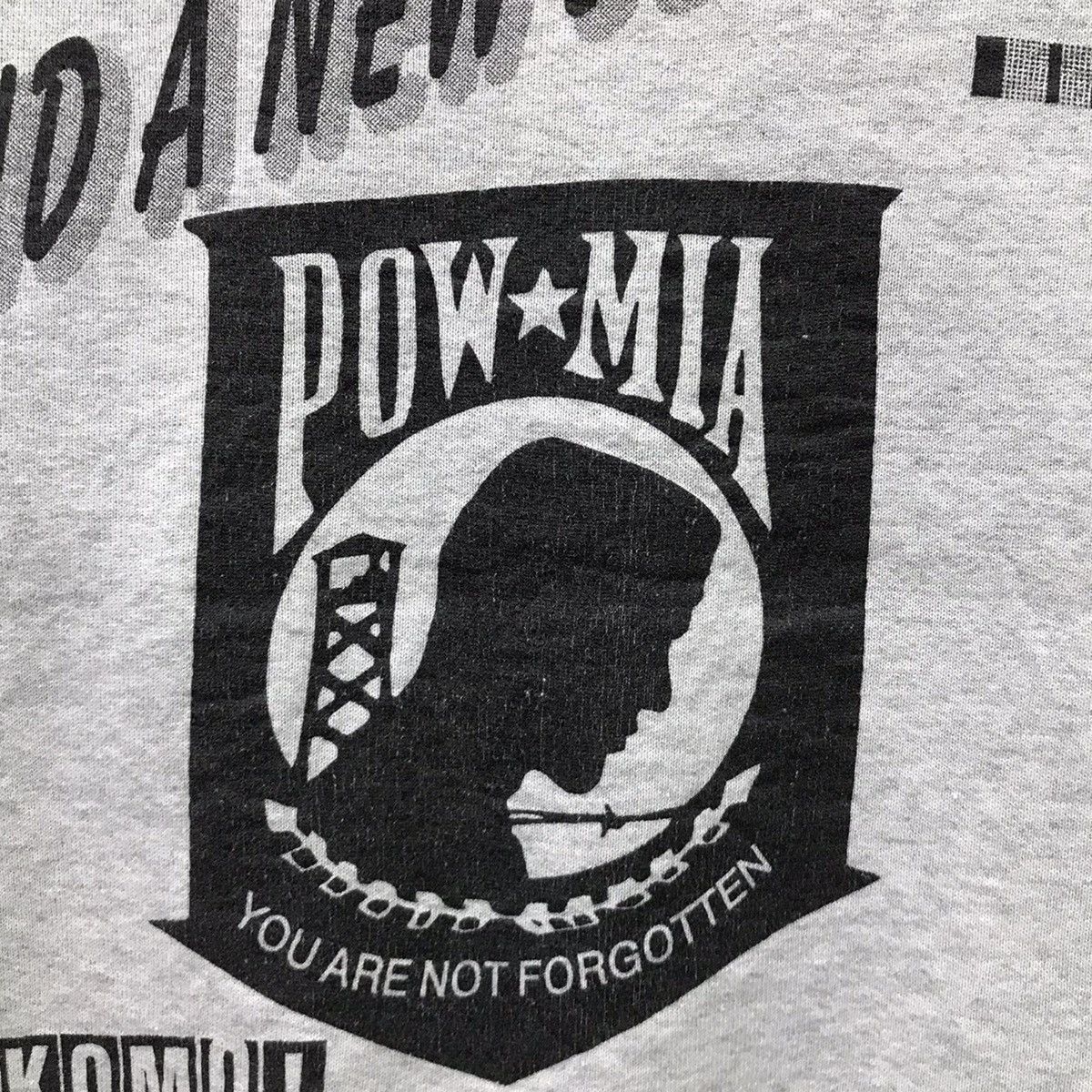 Vintage Vintage Vietnam Veterans Reunion Pow Mia Sweatshirt Size US S / EU 44-46 / 1 - 6 Thumbnail