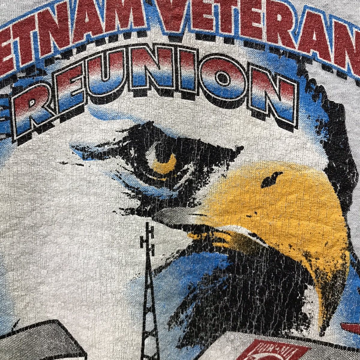 Vintage Vintage Vietnam Veterans Reunion Pow Mia Sweatshirt Size US S / EU 44-46 / 1 - 7 Thumbnail