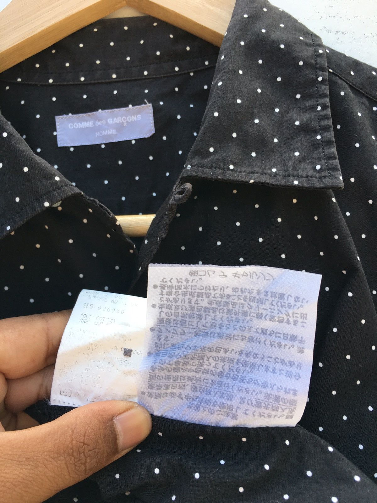 Comme des Garcons Rare Comme des garcons CDG AD 1998 Polka Dots Buttons Shirt Size US L / EU 52-54 / 3 - 15 Thumbnail